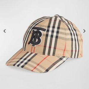 Burberry TB Monogram Hat